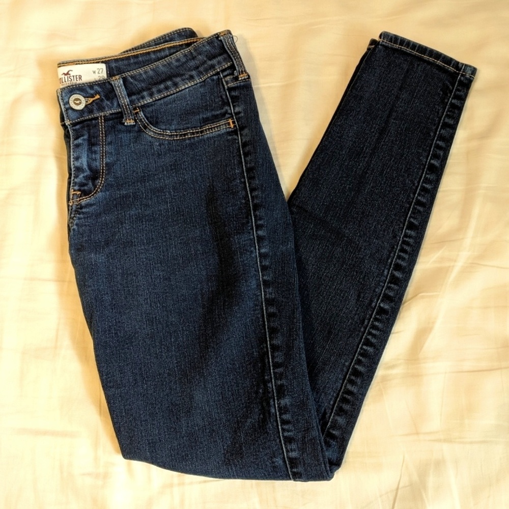 Hollister Blue Skinny Jeans